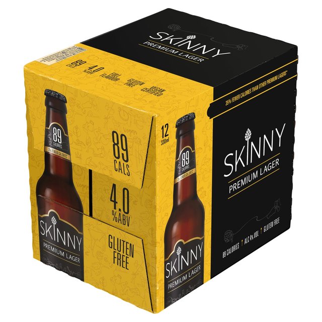 Skinny Brands Skinny Lager, 12 x 330ml