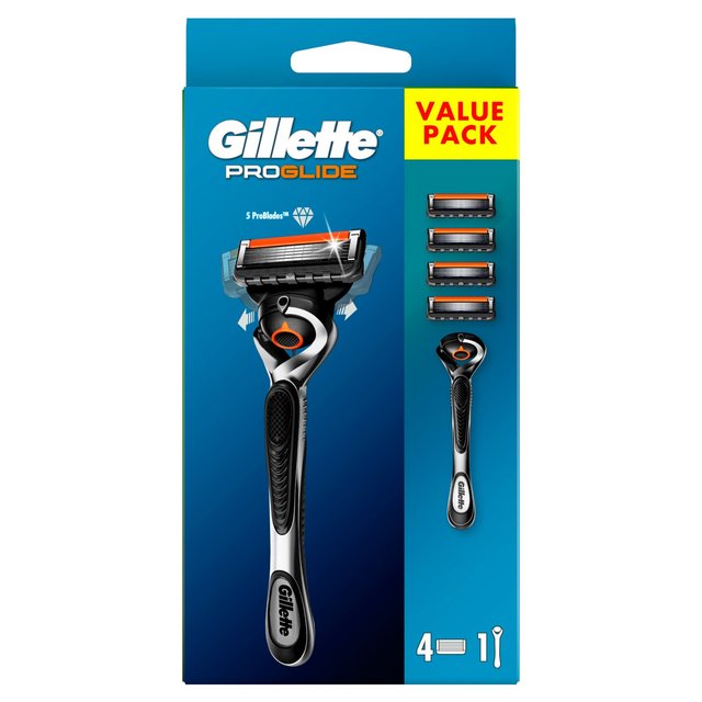Gillette ProGlide Flexball Manual Razor Starter Pack + 4 Blades