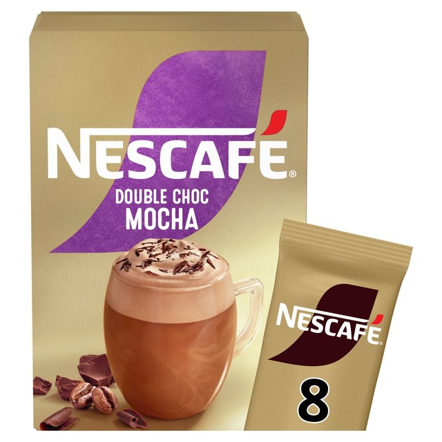 Nescafe Gold Double Choca Mocha Instant Coffee 8 Sachets, 8 per Pack
