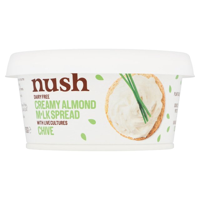 Nush Chive Almond Cream Cheese Style Spread, 150g