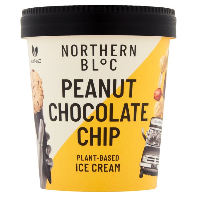 Northern Bloc Peanut Chip Vegan Ice Cream, 480ml