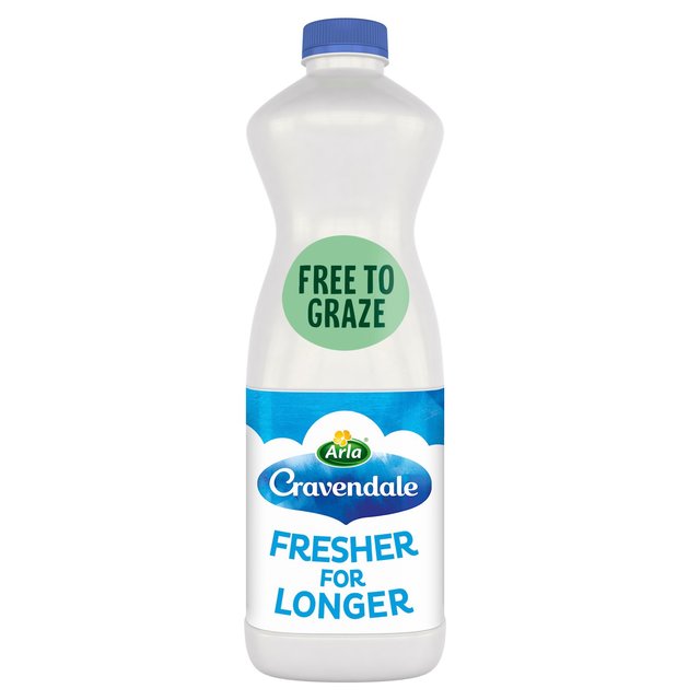 Cravendale Filtered Fresh Whole Milk Fresher for Longer, 1l
