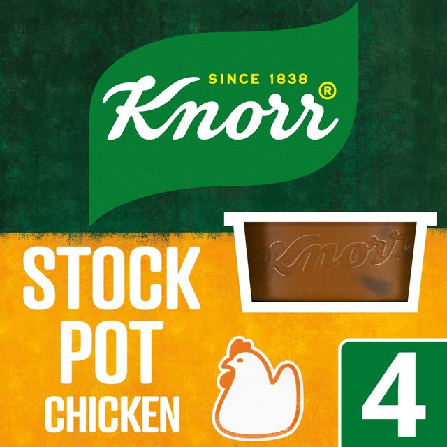 Knorr 4 Chicken Stock Pot, 4 x 28g