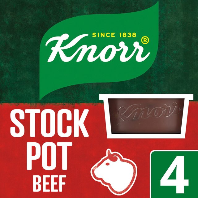 Knorr 4 Beef Stock Pot, 4 x 28g