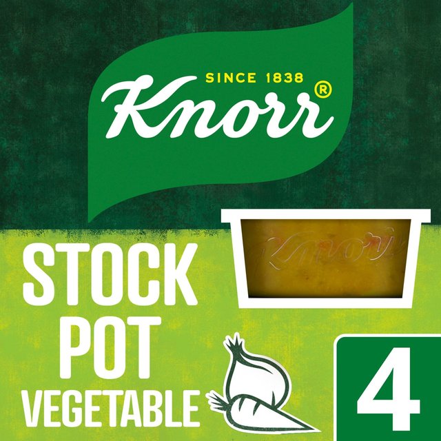Knorr 4 Vegetable Stock Pot, 4 x 28g