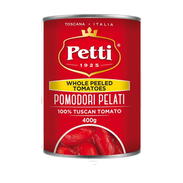 Petti 100% Italian Peeled Plum Tomatoes, 400g