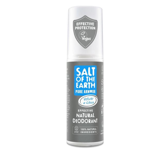 Salt of the Earth Pure Armour Explorer Natural Deodorant Spray, 100ml