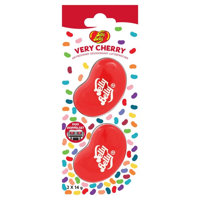Jelly Belly Duo Mini Vent Gel Air Freshener Very Cherry