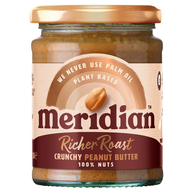 Meridian Rich Roast Crunchy Peanut Butter, 280g
