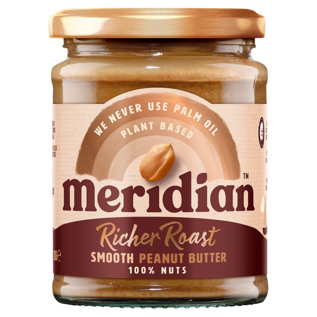 Meridian Rich Roast Smooth Peanut Butter, 280g