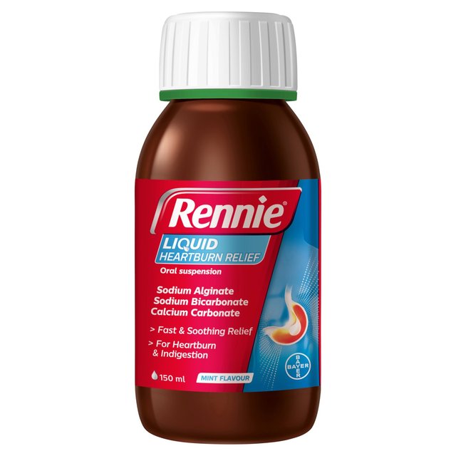 Rennie Liquid Heartburn Relief Oral Suspension, 150ml