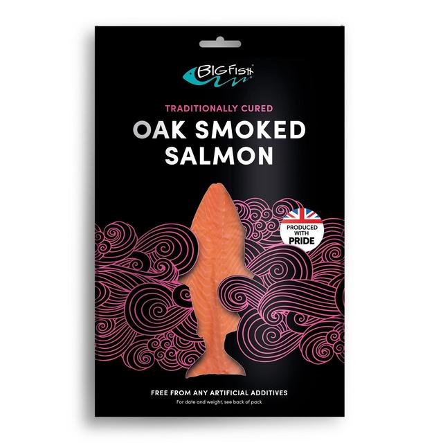 Big Fish Oak Smoked Salmon, 100g