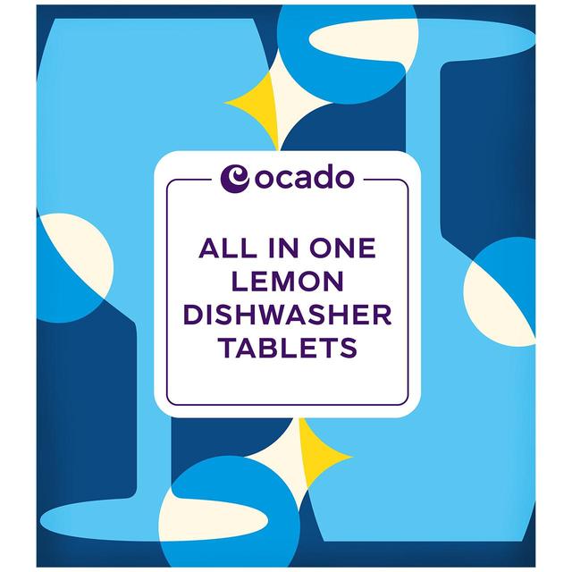 Ocado All in One Dishwasher Tablets Lemon, 90 Per Pack
