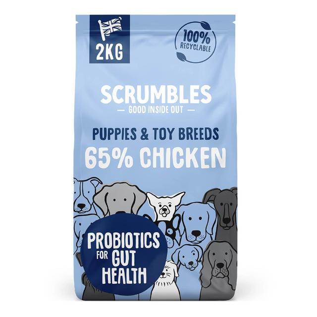 Scrumbles Puppies & Toys Chicken Dry Dog Food, 2kg