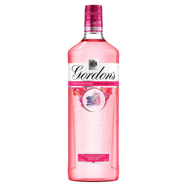 Gordon’s Premium Pink Distilled Flavoured Gin, 1L