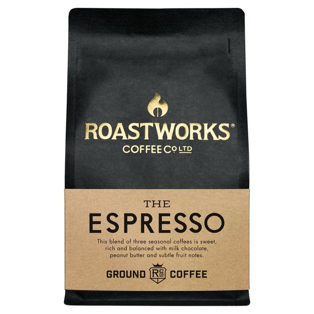 Roastworks Espresso Ground Coffee, 200g