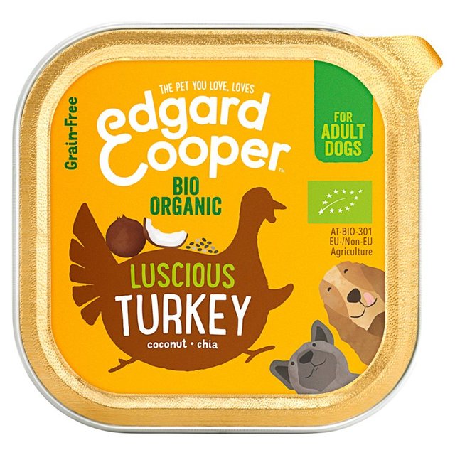 Edgard & Cooper Adult Grain Free Wet Dog Food With Organic Turkey, 100g