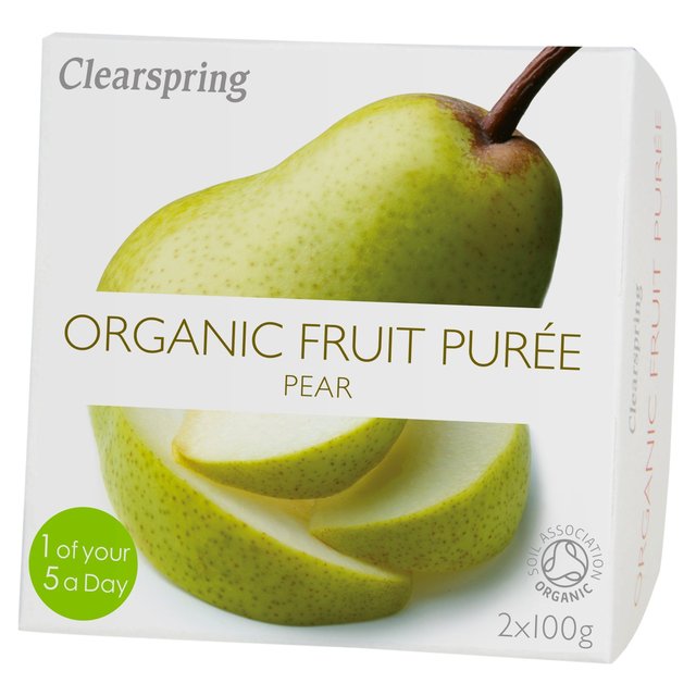 Clearspring Organic Pear Puree, 2 x 100g
