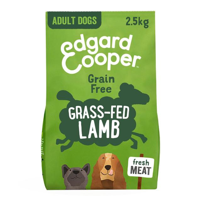 Edgard & Cooper Adult Grain Free Dry Dog Food With Fresh Grass-Fed Lamb, 2.5kg