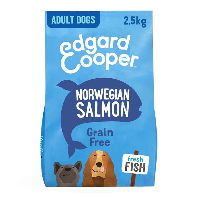 Edgard & Cooper Adult Grain Free Dry Dog Food With Fresh Norwegian Salmon, 2.5kg