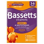 Bassetts Orange Omega 3 & Multivitamins 3-6yrs 