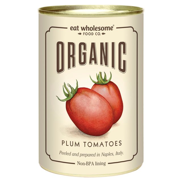 Eat Wholesome Organic Peeled Plum Tomatoes, 400g