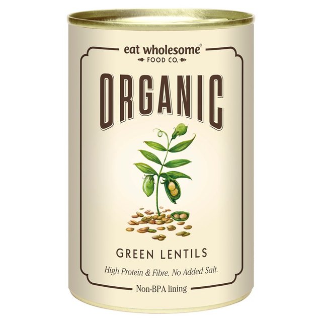Eat Wholesome Organic Green Lentils, 400g