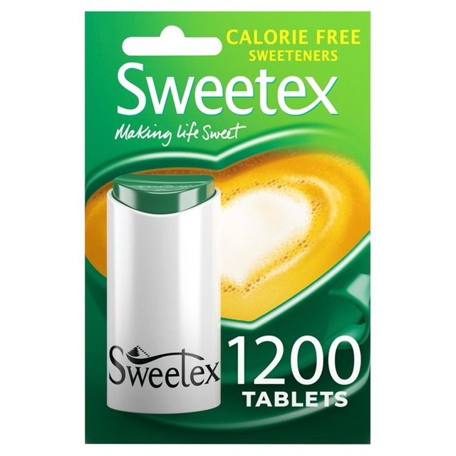 Sweetex Sweetener Calorie and Sugar Free Tablets, 1200 Per Pack