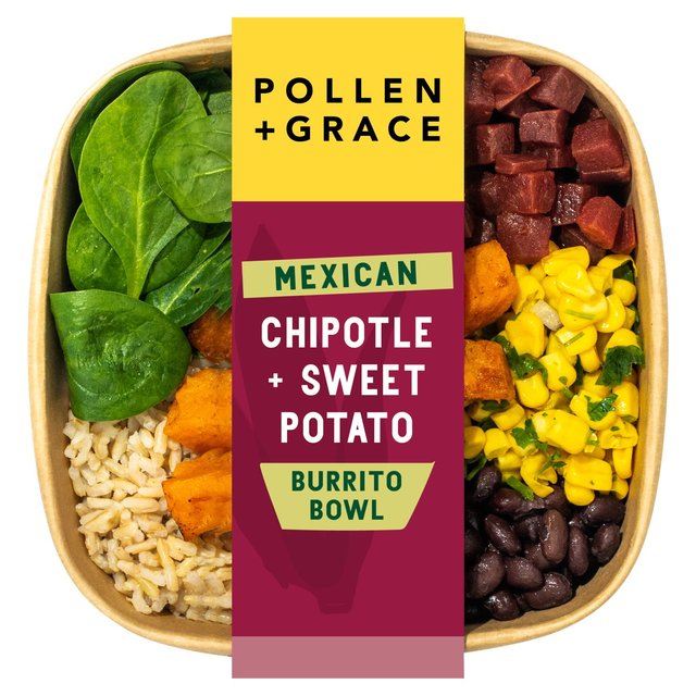 Pollen and Grace Pollen + Grace Mexican Chipotle + Sweet Potato Burrito Bowl, 285g