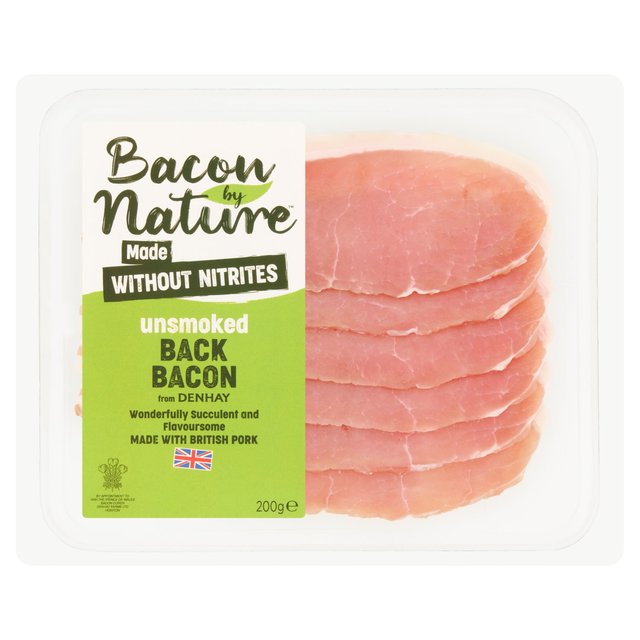 Denhay Bacon By Nature Unsmoked Back Bacon, 200g