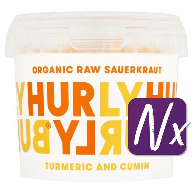 Hurly Burly Turmeric and Cumin Organic Raw Sauerkraut, 300g