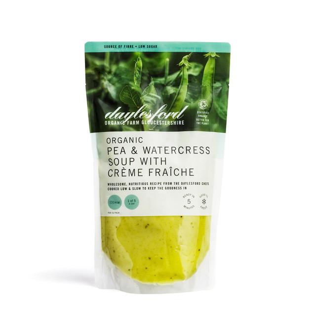 Daylesford Organic Pea & Watercress Soup With Creme Fraiche, 500ml