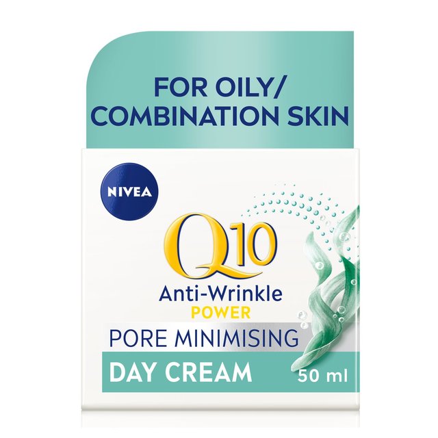 Nivea Q10 Power Anti-Wrinkle Pore Refining Day Face Cream SPF15, 50ml