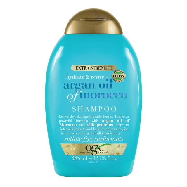 OGX Hydrate & Revive+ Argan Oil of Morocco Extra Strength Shampoo, 385ml