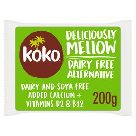 Koko Dairy Free Mature Cheddar Alternative 200g