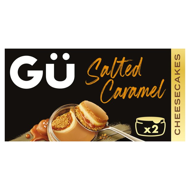 Gu Salted Caramel Cheesecake Dessert, 2 x 92g