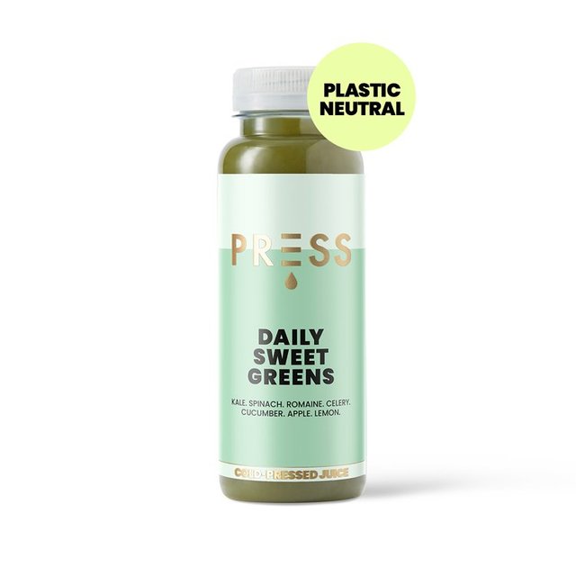 Press Daily Sweet Greens Raw Cold Pressed Juice, 250ml