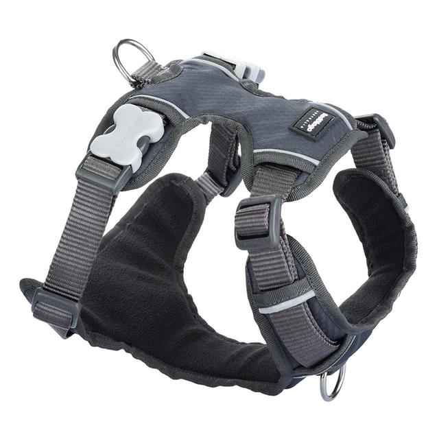Red Dingo Cool Grey Padded Dog Harness Small