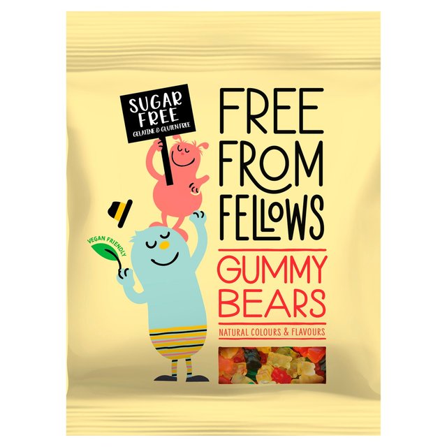 Free From Fellows Vegan Sugar Free Gummy Bears, 70g