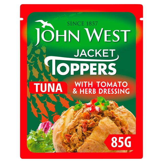 John West Jacket Toppers Tuna With a Twist Of Tomato & Herb, 85g