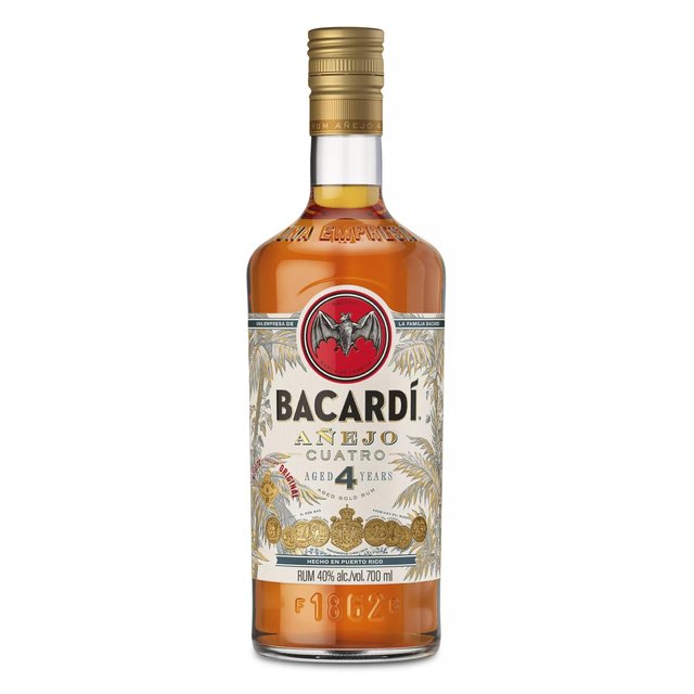 Bacardi Anjeo Cuatro Rum, 70cl