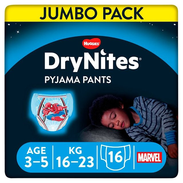 DryNites 3-5 Years Boys Pyjama Pants Jumbo Pack