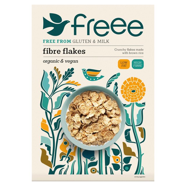 Doves Farm Freee Gluten Free Organic Fibre Flakes, 375g