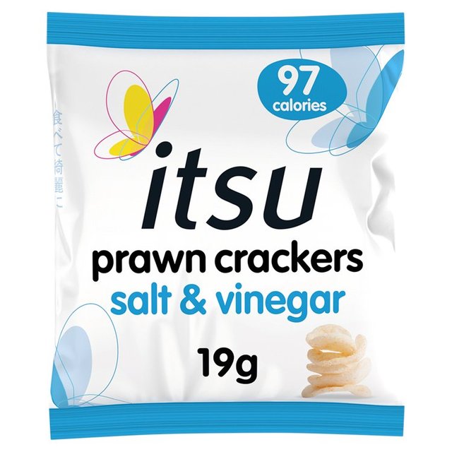 Itsu Salt & Vinegar Prawn Crackers, 19g