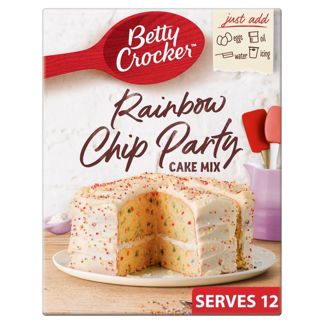Betty Crocker Rainbow Chip Party Cake Mix, 425g