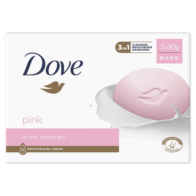 Dove Pink Bar, 2 x 90g