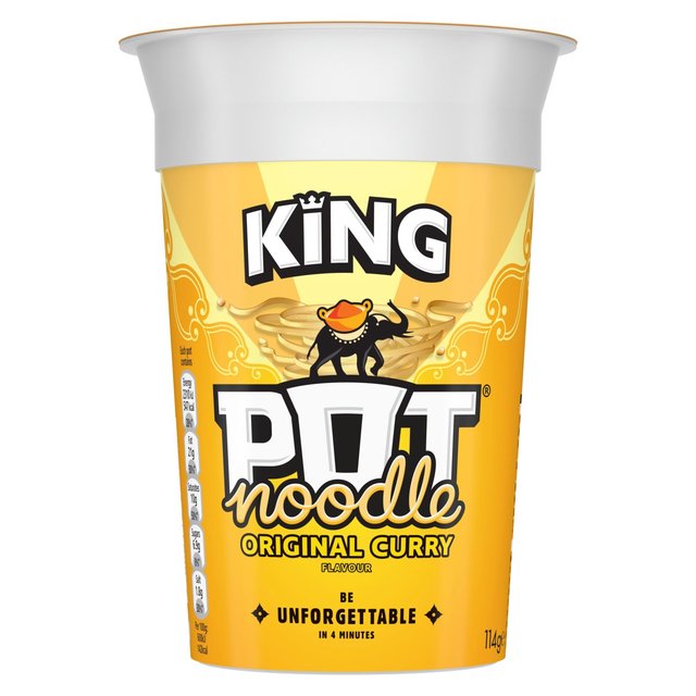 Pot Noodle King Original Curry, 114g