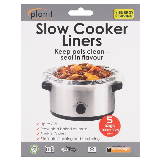 Toastabags Slow Cooker Liners, 5 per Pack