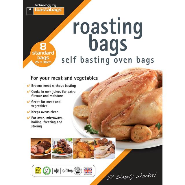 Toastabags Oven Roasting Bags Standard, 8 per Pack