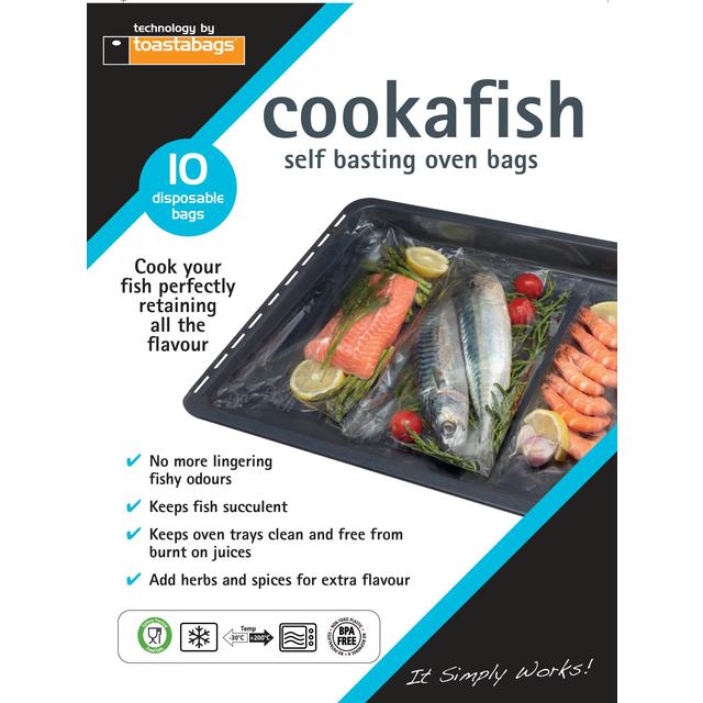 Toastabags Cookafish Oven Bags, 10 per Pack